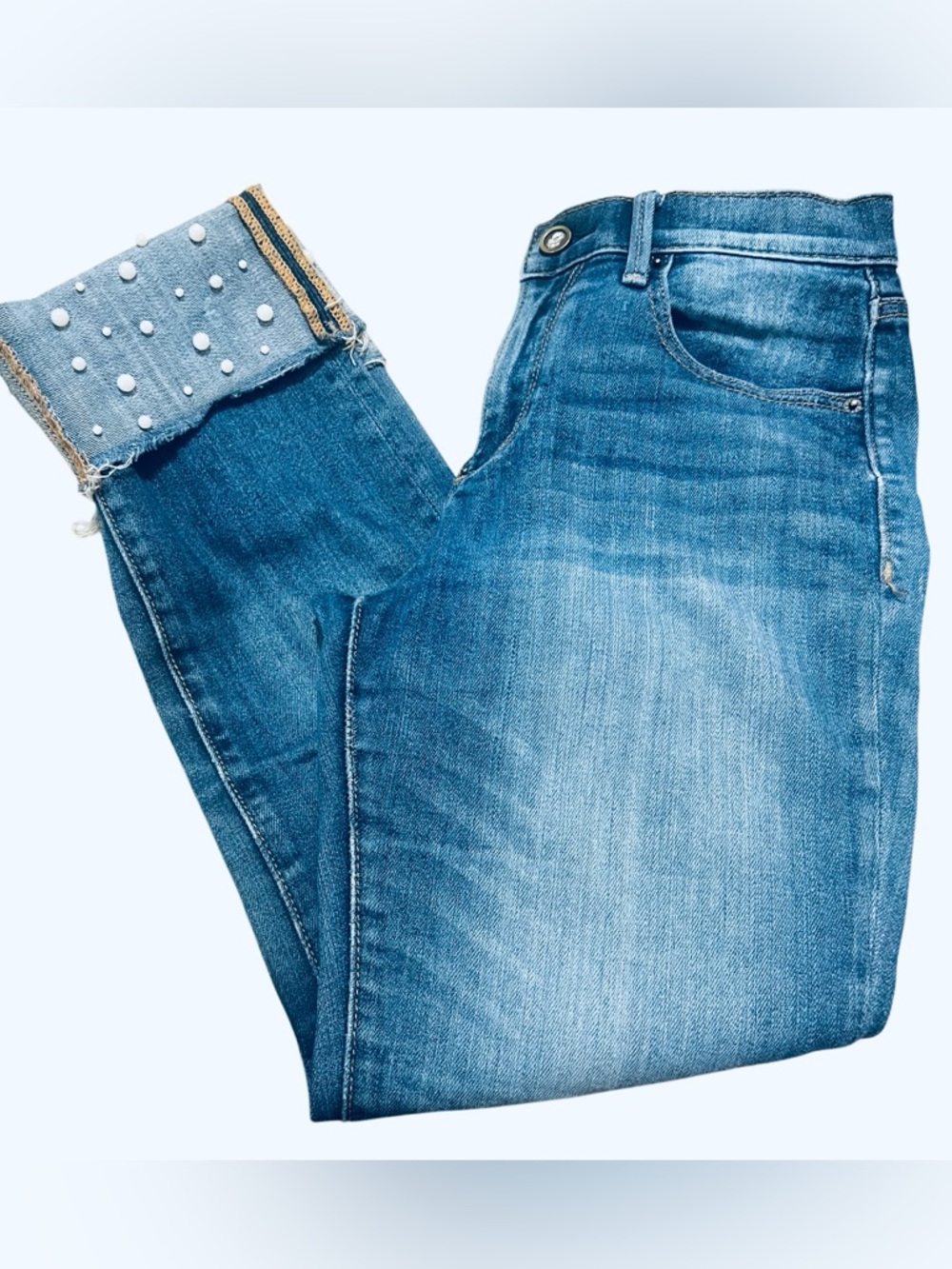 DRIFTWOOD - Women’s Blue ankle cropped Denim Jeans